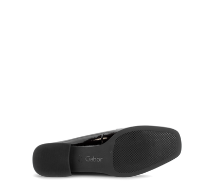 Gabor 75.261.97 Black Slip On Shoes