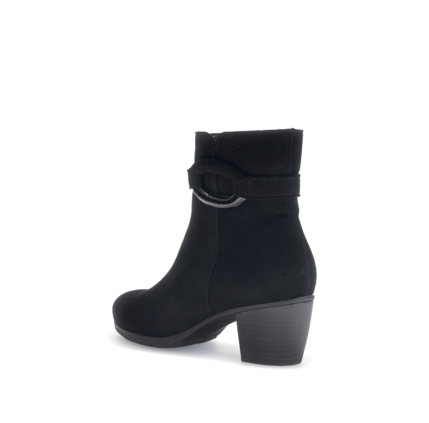 Gabor 75.523.17 Black Block Heel Ankle Boots