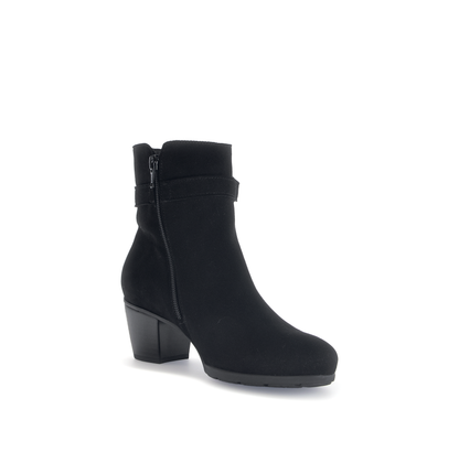 Gabor 75.523.17 Black Block Heel Ankle Boots