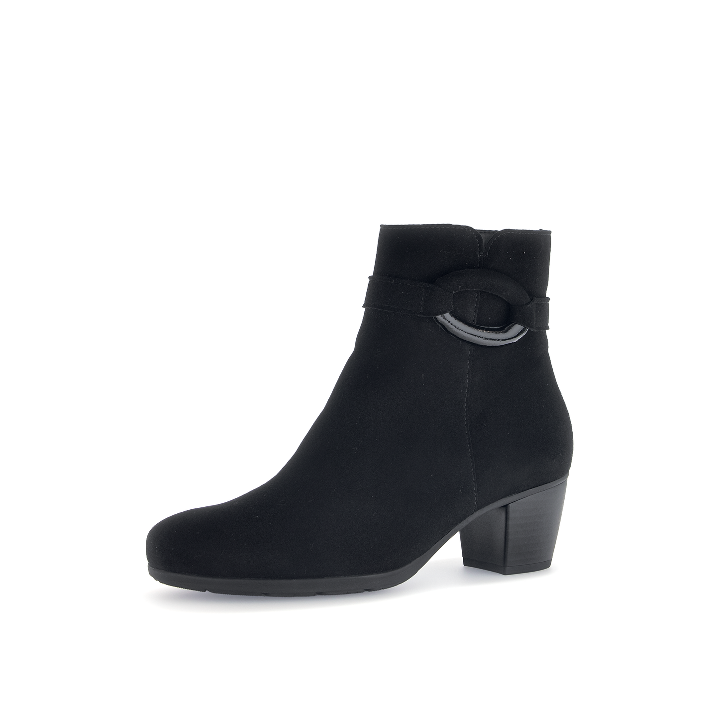 Gabor 75.523.17 Black Block Heel Ankle Boots