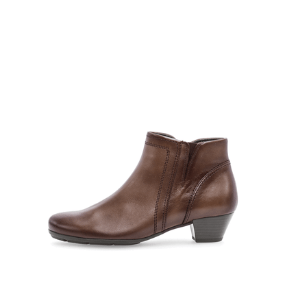Gabor 75.638.24 Brown Block Heel Ankle Boots