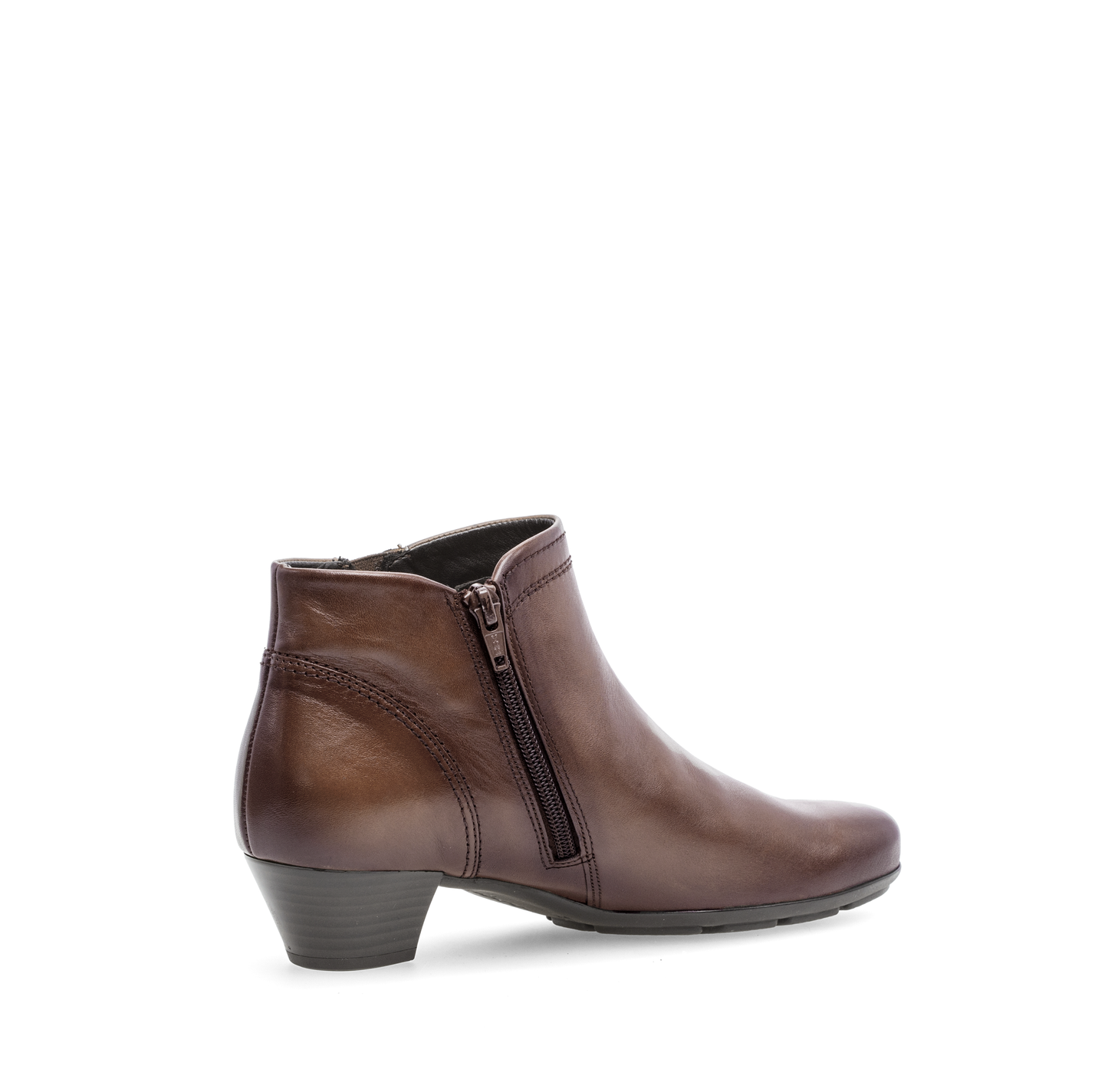 Gabor 75.638.24 Brown Block Heel Ankle Boots