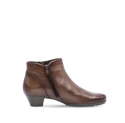 Gabor 75.638.24 Brown Block Heel Ankle Boots