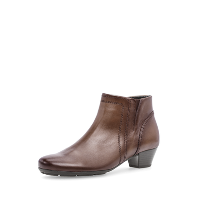 Gabor 75.638.24 Brown Block Heel Ankle Boots
