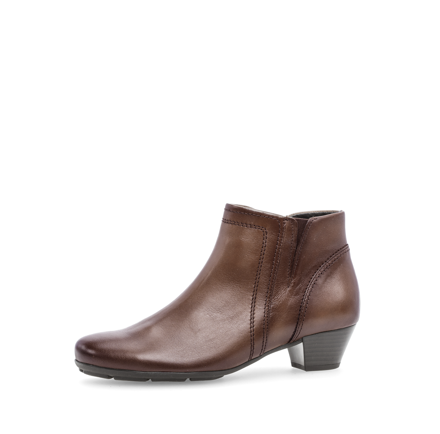 Gabor 75.638.24 Brown Block Heel Ankle Boots
