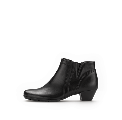 Gabor 75.638.27 Black Block Heel Ankle Boots