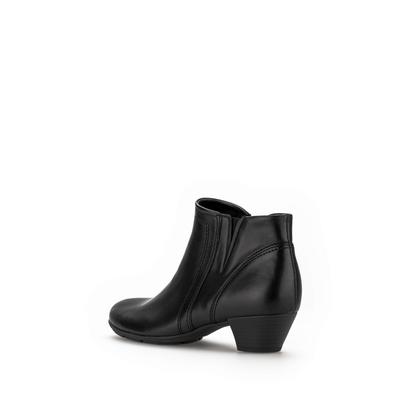 Gabor 75.638.27 Black Block Heel Ankle Boots
