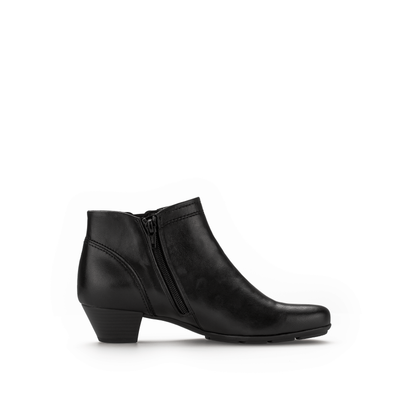 Gabor 75.638.27 Black Block Heel Ankle Boots