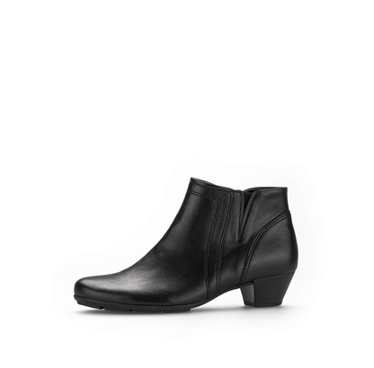 Gabor 75.638.27 Black Block Heel Ankle Boots