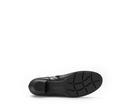 Gabor 75.638.27 Black Block Heel Ankle Boots