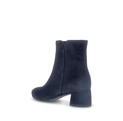Gabor 75.680.16 Navy Block Heel Ankle Boots