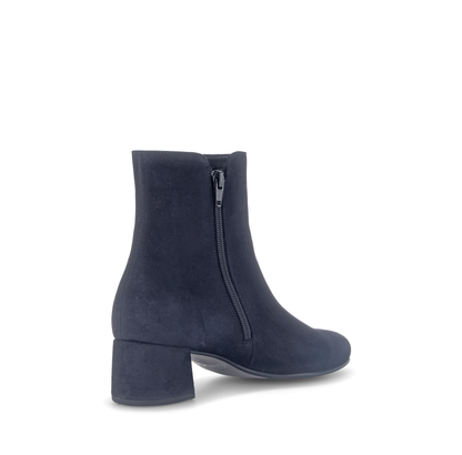Gabor 75.680.16 Navy Block Heel Ankle Boots