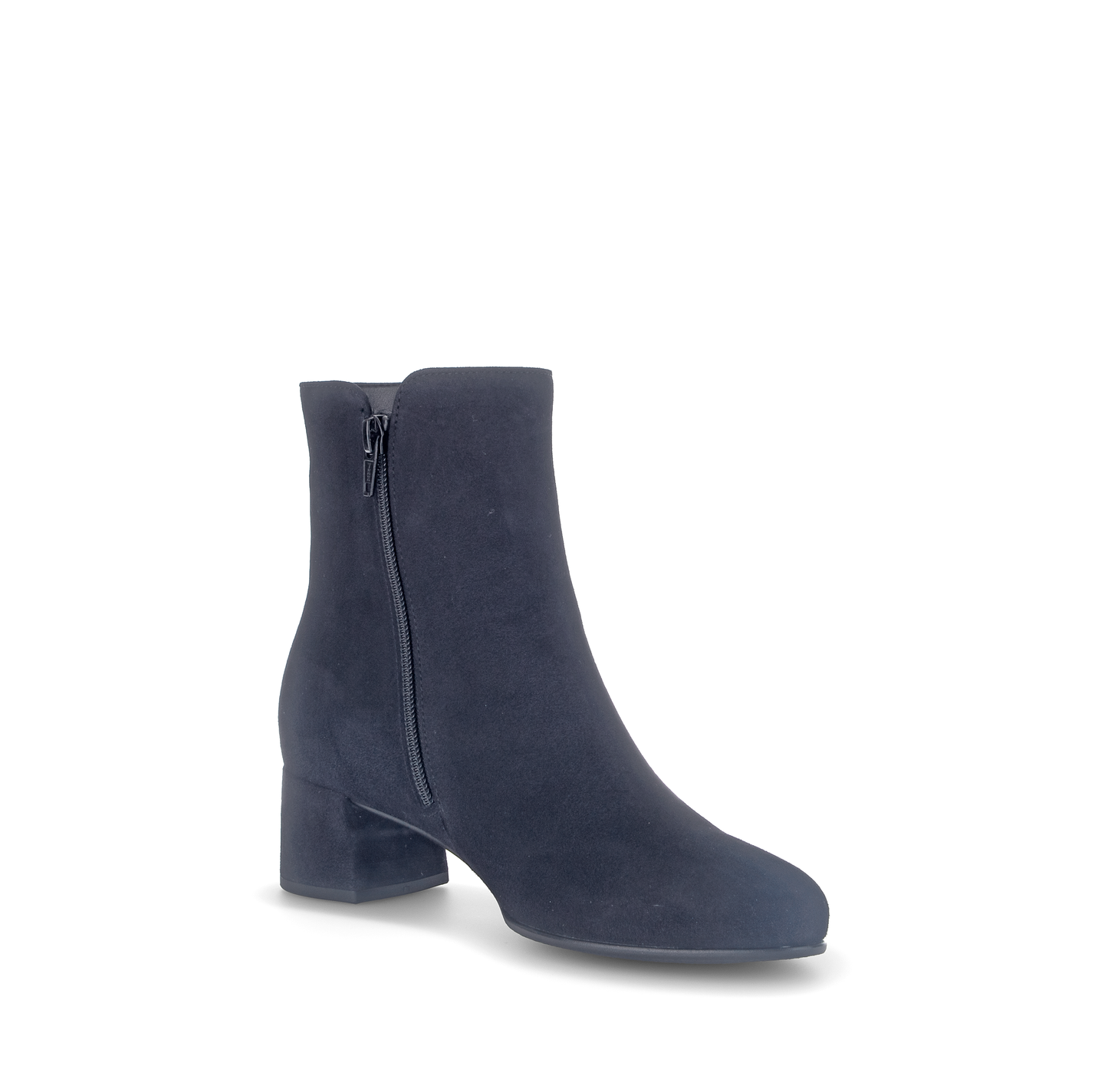 Gabor 75.680.16 Navy Block Heel Ankle Boots