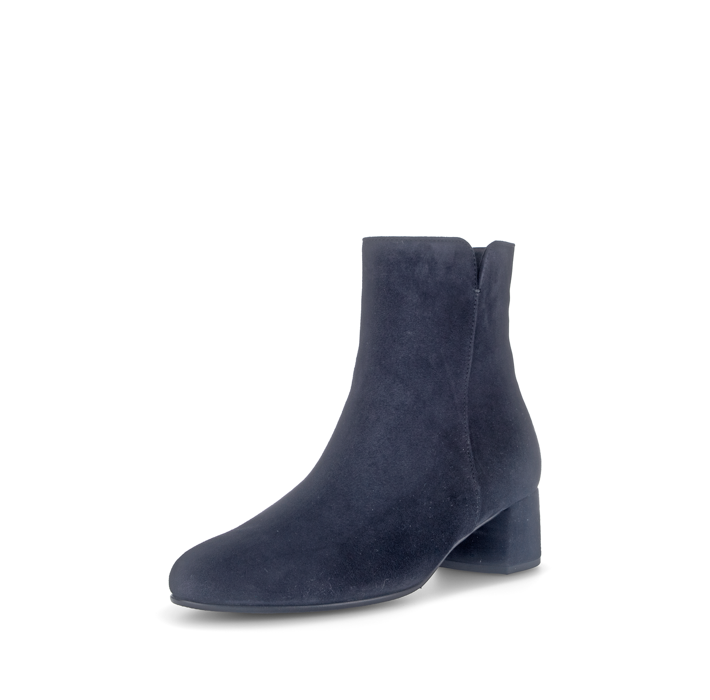 Gabor 75.680.16 Navy Block Heel Ankle Boots
