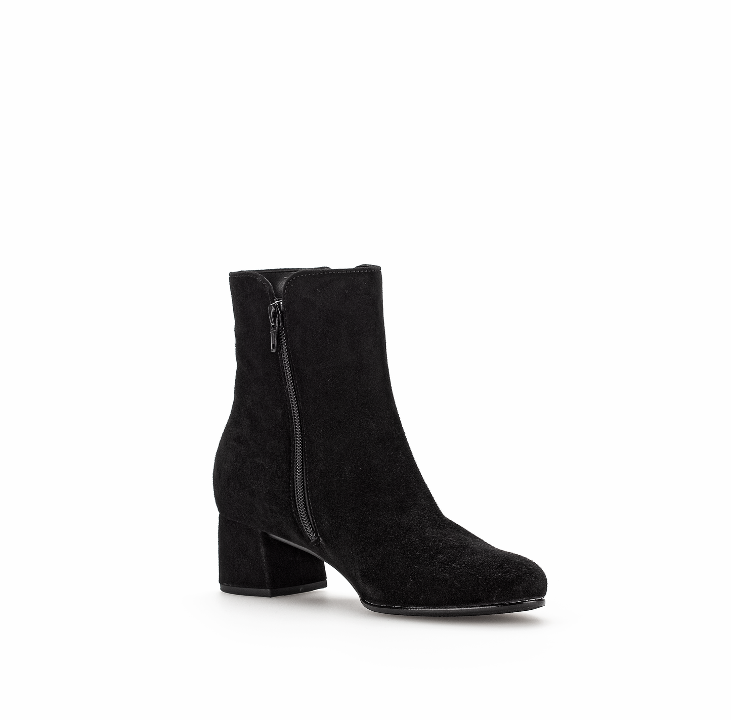 Gabor 75.680.17 Black Block Heel Ankle Boots