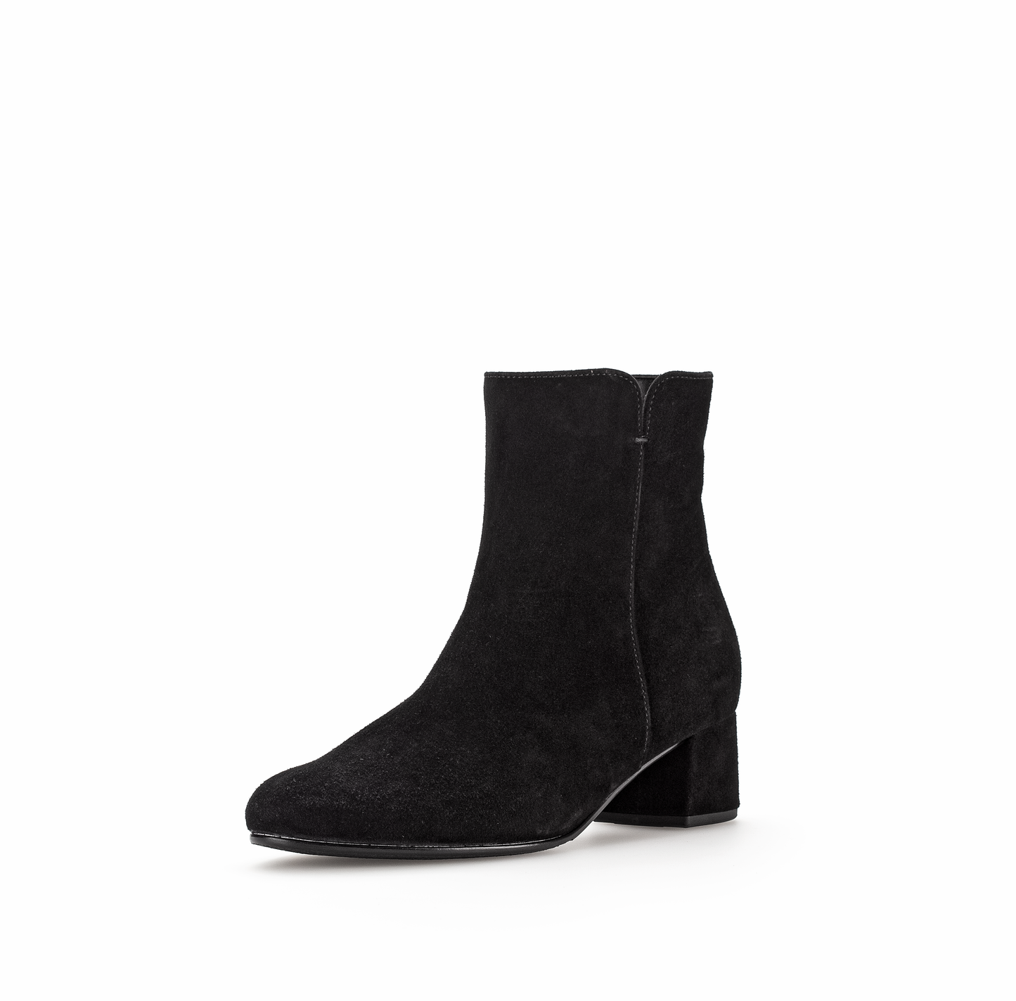 Gabor 75.680.17 Black Block Heel Ankle Boots