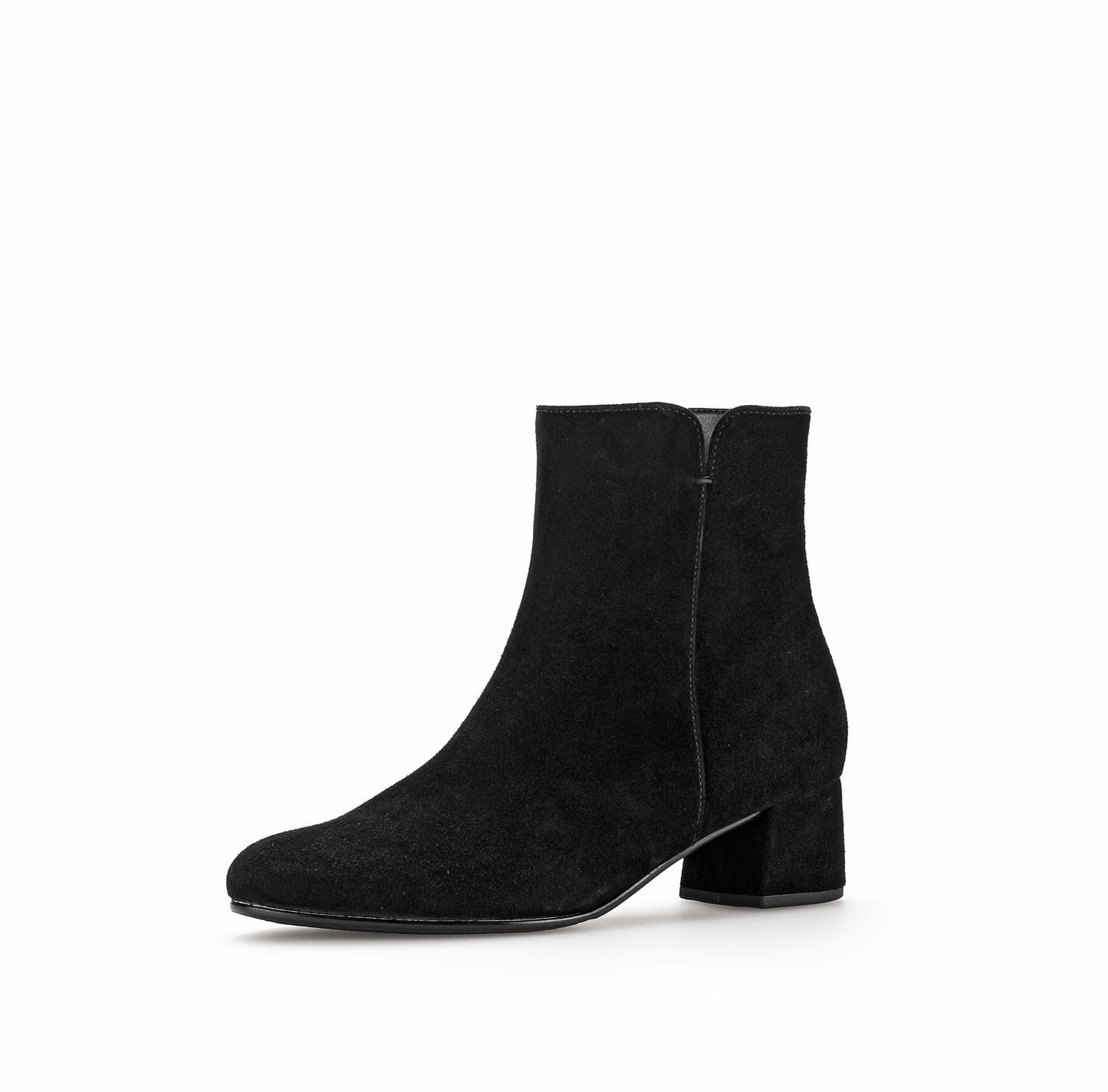 Gabor 75.680.17 Black Block Heel Ankle Boots