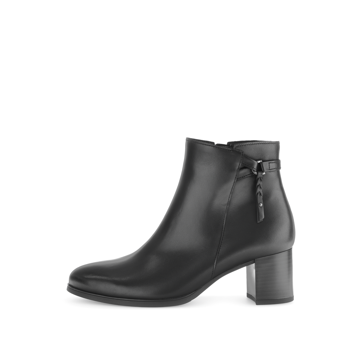 Gabor 75.692.27 Black Block Heel Ankle Boots