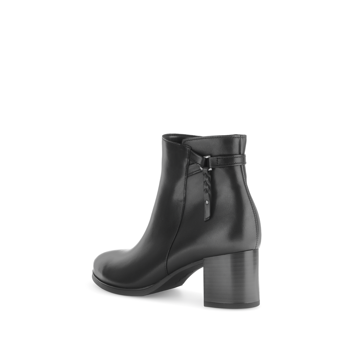 Gabor 75.692.27 Black Block Heel Ankle Boots