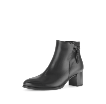 Gabor 75.692.27 Black Block Heel Ankle Boots