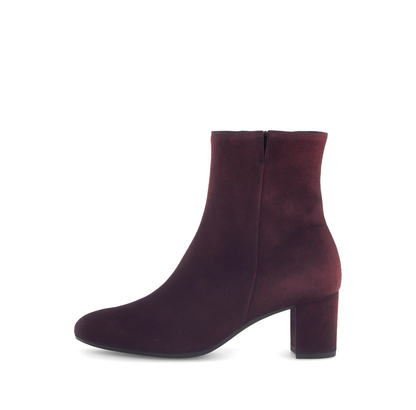 Gabor Comfort 75.701.15 Mulberry Block Heel Ankle Boots