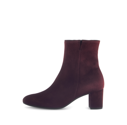 Gabor Comfort 75.701.15 Mulberry Block Heel Ankle Boots