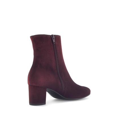Gabor Comfort 75.701.15 Mulberry Block Heel Ankle Boots