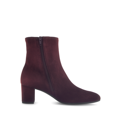 Gabor Comfort 75.701.15 Mulberry Block Heel Ankle Boots