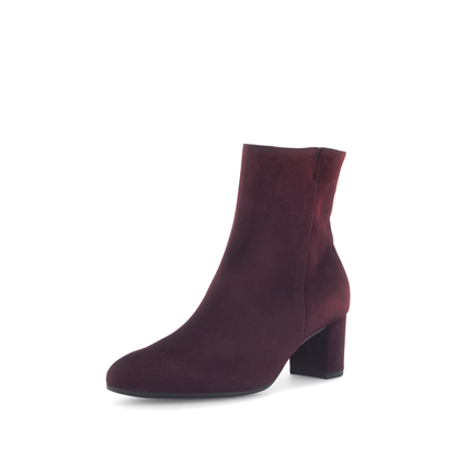 Gabor Comfort 75.701.15 Mulberry Block Heel Ankle Boots