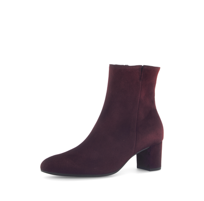 Gabor Comfort 75.701.15 Mulberry Block Heel Ankle Boots