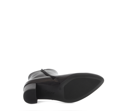 Gabor 75.701.27 Black Block Heel Ankle Boots