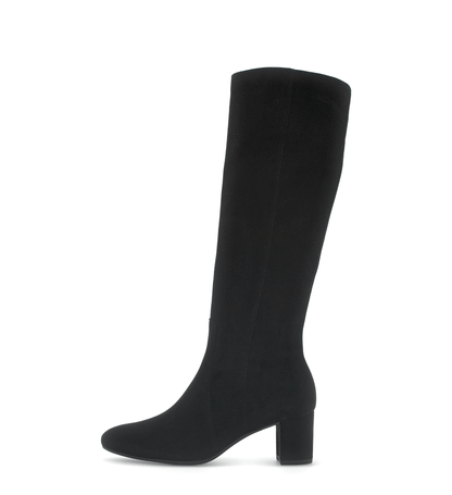 Gabor Comfort 75.709.17 Black Knee High Boots - M Width Shaft