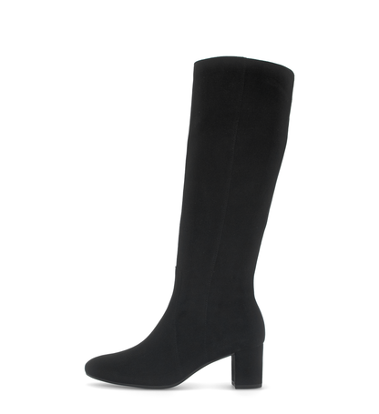 Gabor Comfort 75.709.17 Black Knee High Boots - M Width Shaft