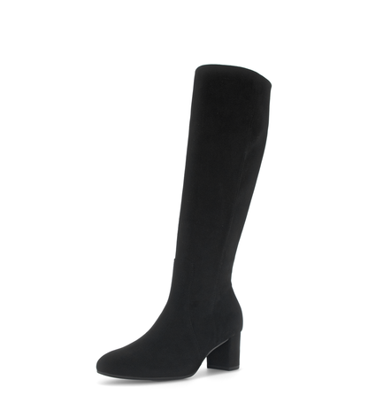 Gabor Comfort 75.709.17 Black Knee High Boots - M Width Shaft