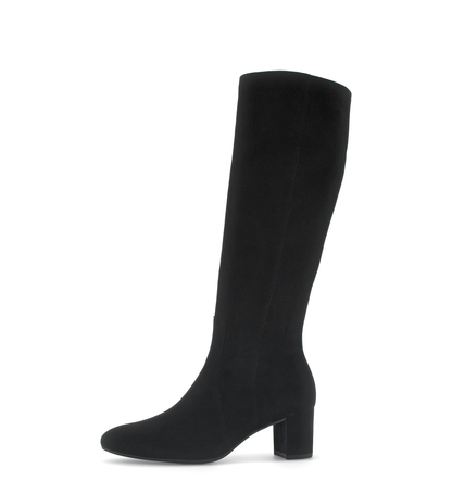 Gabor Comfort 75.709.17 Black Knee High Boots - M Width Shaft