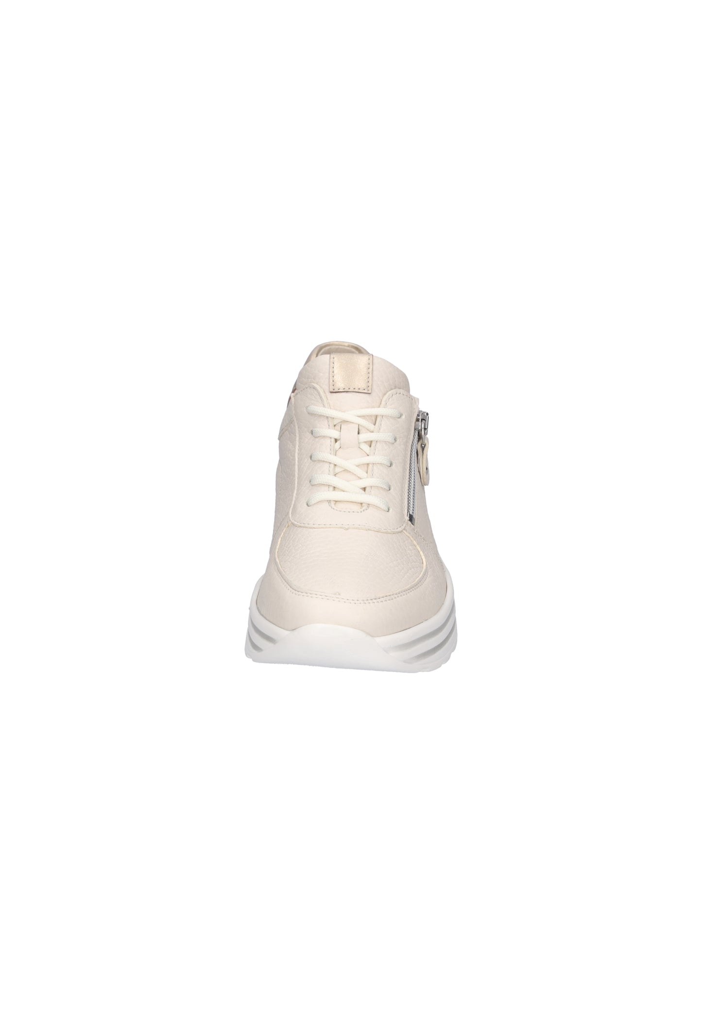 Waldlaufer 758009 207 698 H Lana H Fit Pearl & Light Gold Trainers with Zip