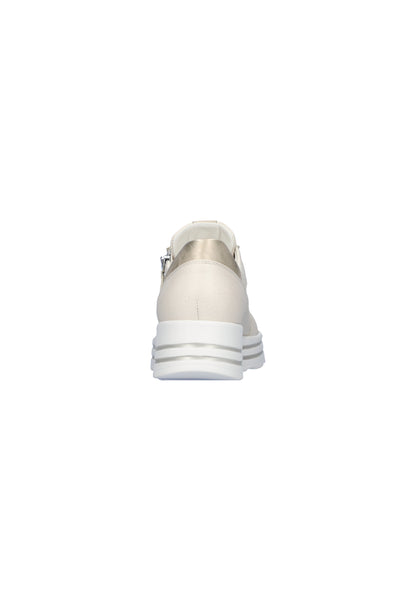 Waldlaufer 758009 207 698 H Lana H Fit Pearl & Light Gold Trainers with Zip