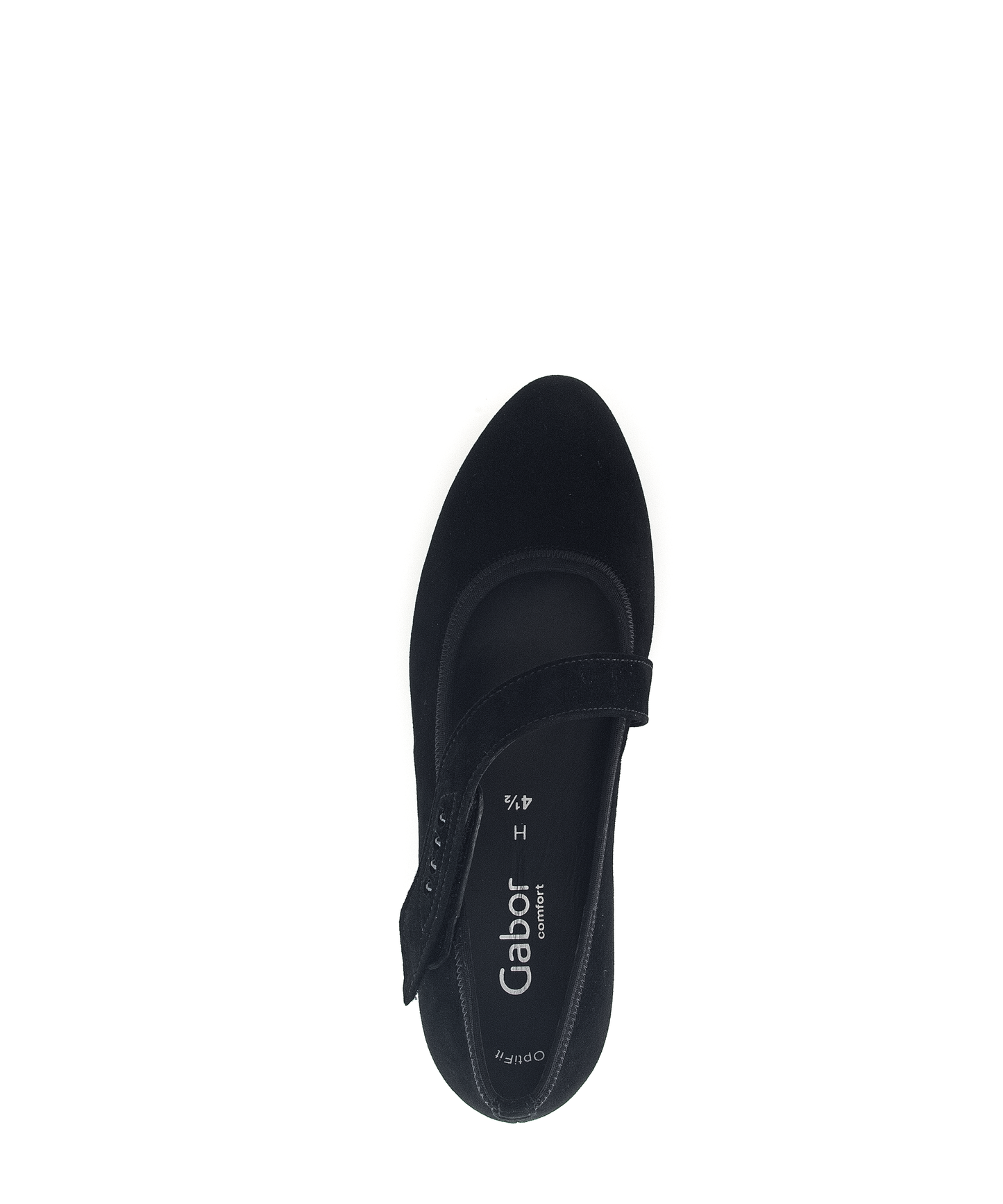 Gabor Comfort 76.149.47 Black H Fit Block Velcro Heels
