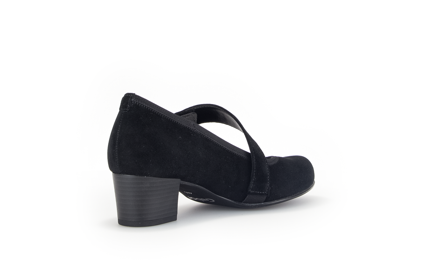 Gabor Comfort 76.149.47 Black H Fit Block Velcro Heels
