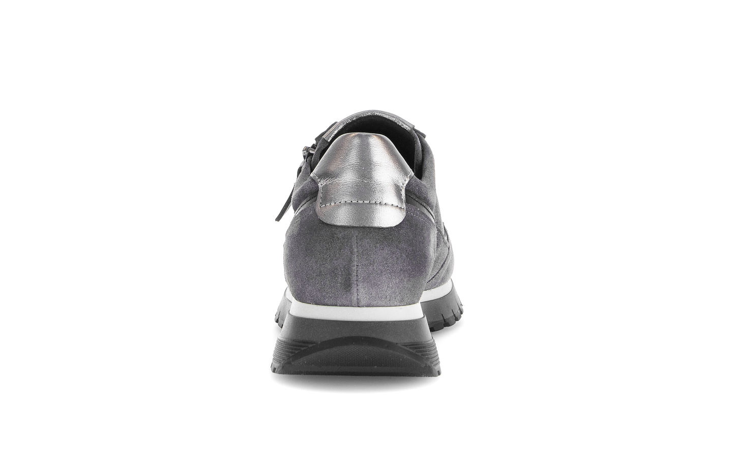 Gabor Comfort 76.378.40 Graphite Grey & Antique Silver combi H Fit Sneakers
