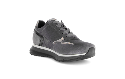 Gabor Comfort 76.378.40 Graphite Grey & Antique Silver combi H Fit Sneakers