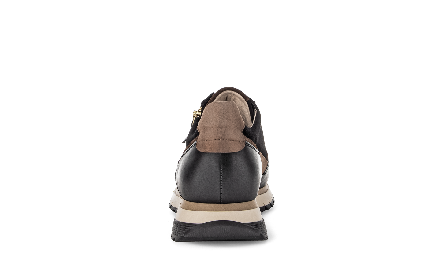 Gabor Comfort 76.378.67 Black & Gold Combi H Fit Sneakers