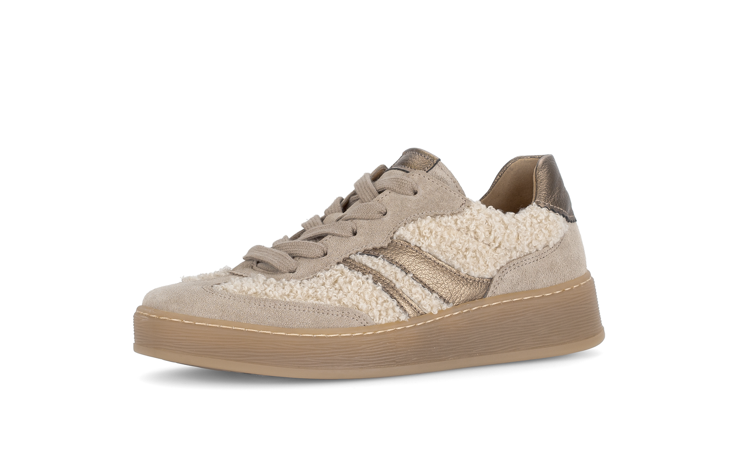 Gabor Comfort 76.475.61 Beige Combi G Fit Trainers