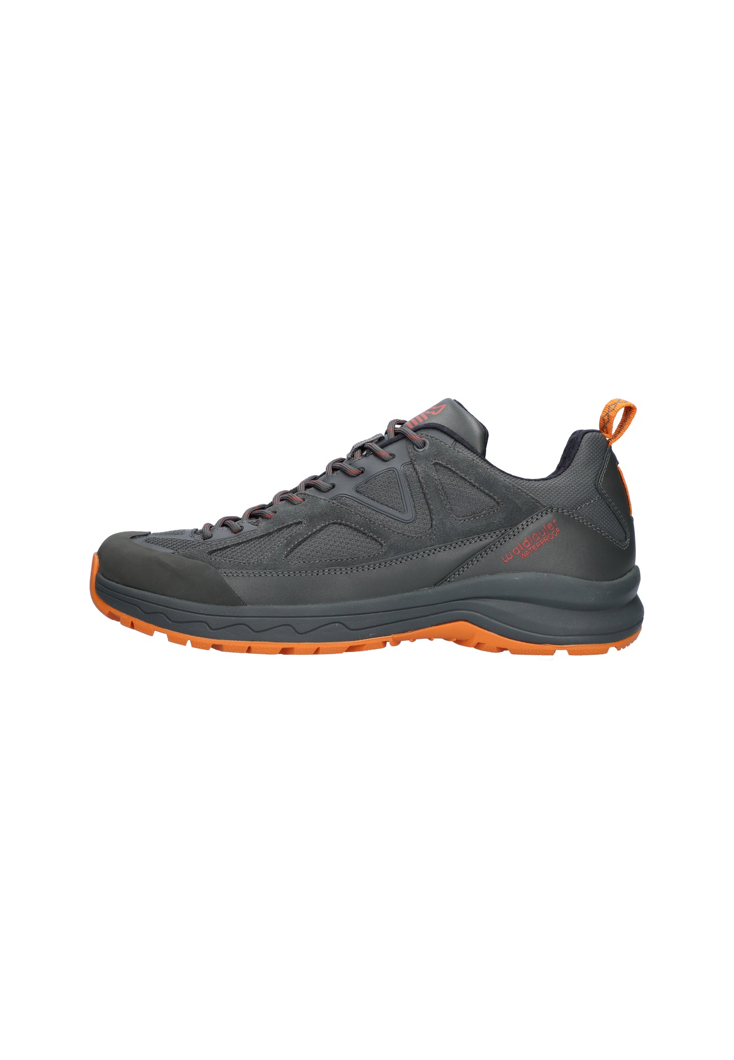 Waldlaufer 767951 103 087 H-Fred Ash Grey & Orange Sneakers