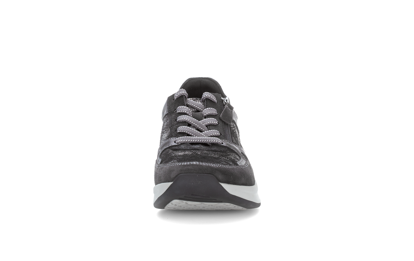 Gabor Rollingsoft 76.958.61 Black, Silver & Dark Grey Combi Sneakers