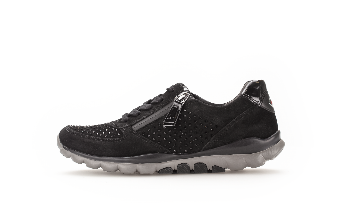 Gabor Rollingsoft 76.968.87 Black Sparkle Combi Sneakers