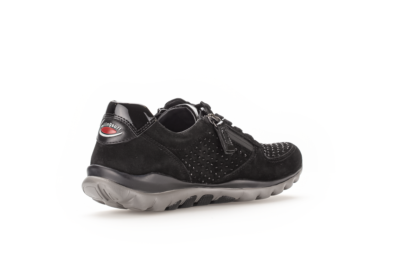 Gabor Rollingsoft 76.968.87 Black Sparkle Combi Sneakers