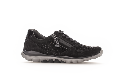 Gabor Rollingsoft 76.968.87 Black Sparkle Combi Sneakers