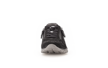 Gabor Rollingsoft 76.968.87 Black Sparkle Combi Sneakers