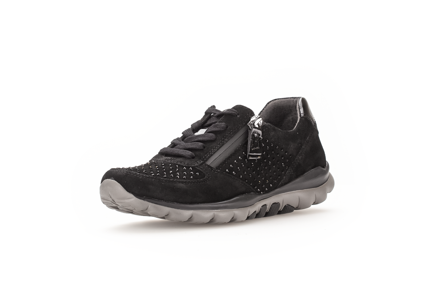 Gabor Rollingsoft 76.968.87 Black Sparkle Combi Sneakers